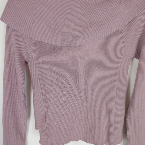 Crop Soft Surroundings Purple Sweater Size Small F - Picture 8 of 8